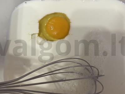 Blynai vaikams su šokoladiniu įdaru Žingsnis 1