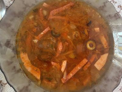 Aromatinga sultinys „Malonus“ su žąsies mėsa pagrindine nuotrauka