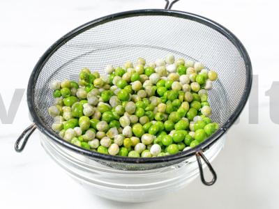 Žaliųjų žirnių piurė Žingsnis 1