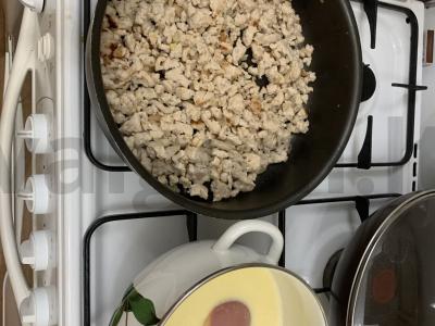 Lasagna su vištienos faršu ir gaudos sūriu Žingsnis 2