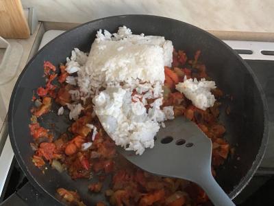 Daržovės su ilgu grūdų ryžiu aštrachaniškai Žingsnis 3