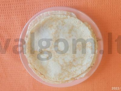 Blynai su šaldytomis braškėmis Žingsnis 2