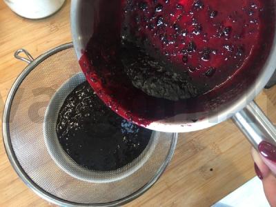 Namų zefyras su juodąja serbentu Žingsnis 4