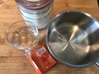 Namų zefyras su juodąja serbentu Žingsnis 6