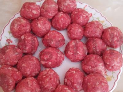 Sriuba su meatballs ir bulvėmis Žingsnis 2