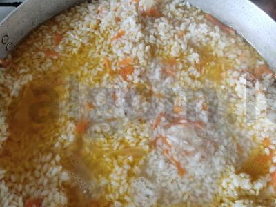 Plovas su mėsa ir daržovėmis Žingsnis 4