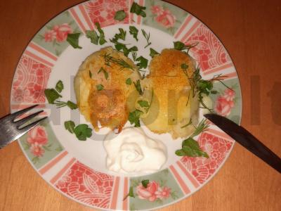 Bulvių kotletai su siurprizu Žingsnis 5