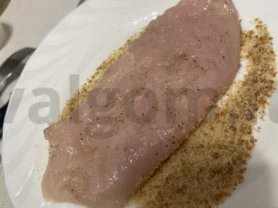 Vištienos kotletas hamburgeriui Žingsnis 3