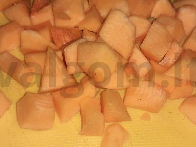 Kepta moliūgų mikrobangų krosnelėje Žingsnis 1