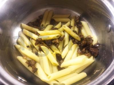 Makaronai su granatų sultimis Žingsnis 4