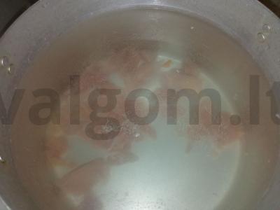 Greitas borsčo receptas Žingsnis 1