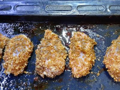 Vištienos sparneliai grikių dribsniuose Žingsnis 7