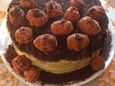 Tortas „Bulvė“ Žingsnis 6