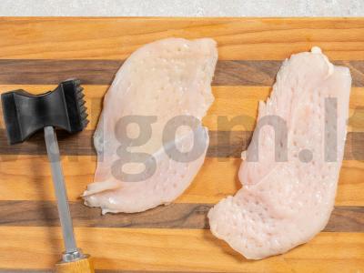 Vištienos krūtinėlės kepsniai pergamente Žingsnis 1