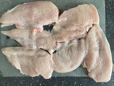 Vištienos atpjovos su pomidorų pasta Žingsnis 1