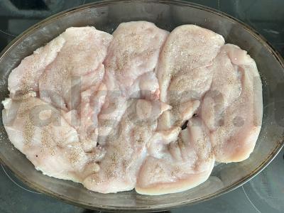 Vištienos atpjovos su pomidorų pasta Žingsnis 3