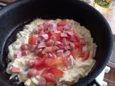 Kiaušinienė su daržovėmis ir marinaro padažu Žingsnis 3