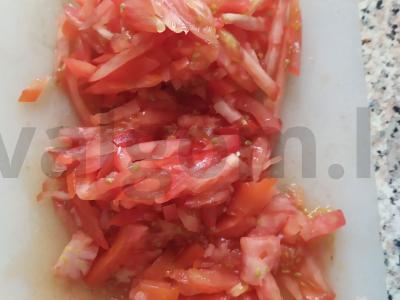 Vasaros salotos su ridikėliais ir sezamu kasdienai Žingsnis 4