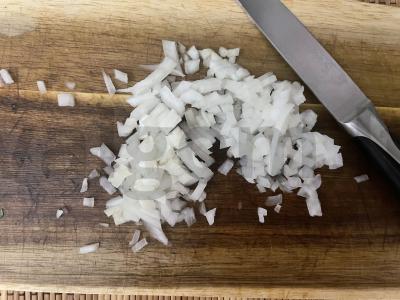 Blynai su vištienos filė, žolelėmis ir sūriu Žingsnis 2