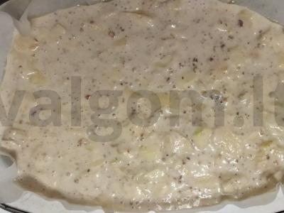 Migdolų-obuolių keksiukas Žingsnis 3