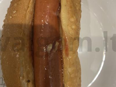 Karštas šuo su garstyčiomis, svogūnais ir kečupu Žingsnis 6