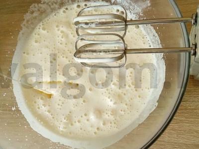 Biskvitas su gazu limonade Žingsnis 1