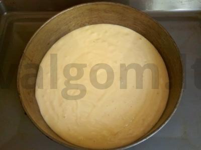 Biskvitas su gazu limonade Žingsnis 4