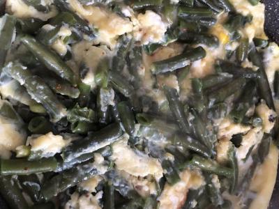 Omletas su pupelėmis Žingsnis 4