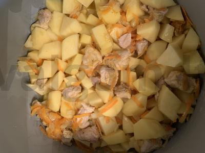 Troškinta bulvytė lėtoje viryklėje Žingsnis 5