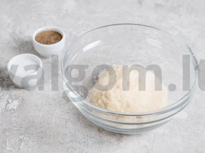 Klasikiniai mantai su faršu garuose Žingsnis 1