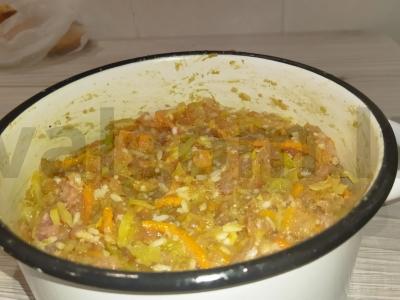 Patingėlių balandėliai su daržovėmis ir prieskoniais orkaitėje Žingsnis 3