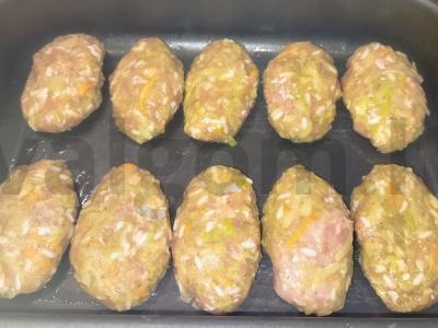 Patingėlių balandėliai su daržovėmis ir prieskoniais orkaitėje Žingsnis 4