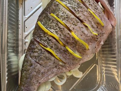 Keptas upinis lydekas Žingsnis 3