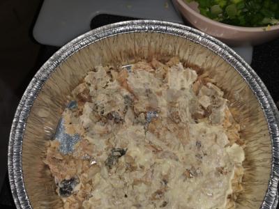 Salotas „Mimoza“ su ryžiais ir žolelėmis Žingsnis 3