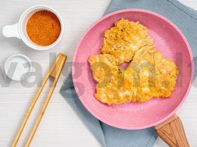 Kalakutienos filė kotletai graikinio riešuto tešloje Žingsnis 2