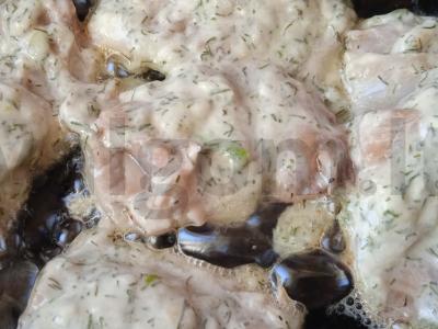 Skumbrė svogūnų tešloje Žingsnis 3