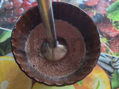 Šokoladinis musas su konjaku ir pienu Žingsnis 3