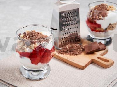 Namų granola su šokoladu ir jogurtu Žingsnis 3