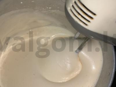 Abrikosų tortas Žingsnis 1