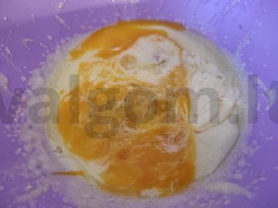 Apelsinų kulichai Žingsnis 1