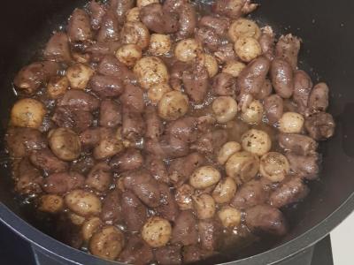 Širdelės su pievagrybiais Žingsnis 3