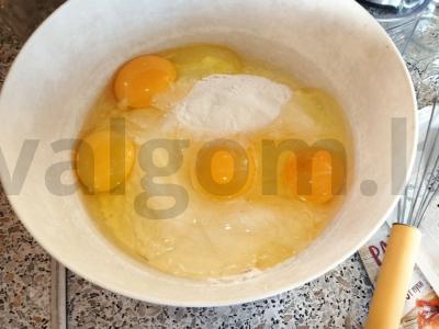 Skaniausi klasikiniai vafliai Žingsnis 1