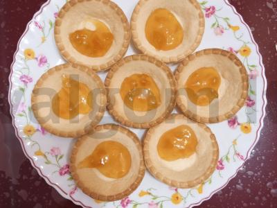 Saldžios tartaletės su džemu ir grietinėle Žingsnis 2