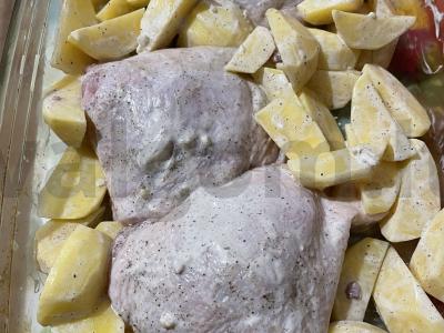 Kepta vištiena su daržovėmis Žingsnis 3