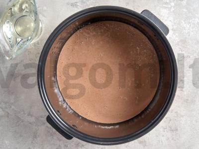 Vegetariškas šokoladinis tortas lėtoje viryklėje Žingsnis 1