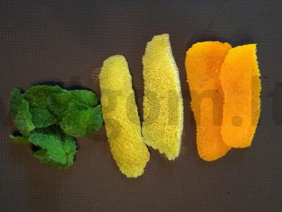 Gėrimas su mėtomis ir citrusų žievele Žingsnis 1