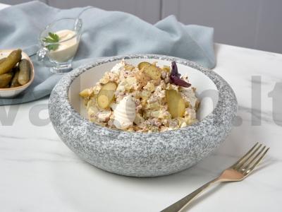 Kalakutienos filė salotos su žuvies steikais pagrindine nuotrauka