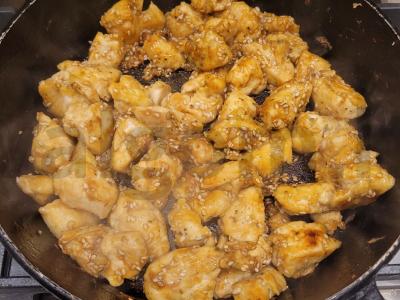 Vištiena medaus-sojų padaže Žingsnis 5