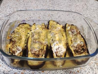 Baklažanai su faršu, kepti Žingsnis 6