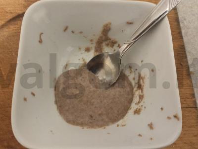 Blynai su kondensuotu pienu ir šokoladu Žingsnis 3